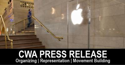 Apple Grand Central Station CWA Press Release